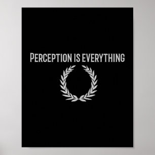 Perceptie is alles stoïcijnse quote Tanktop Poster