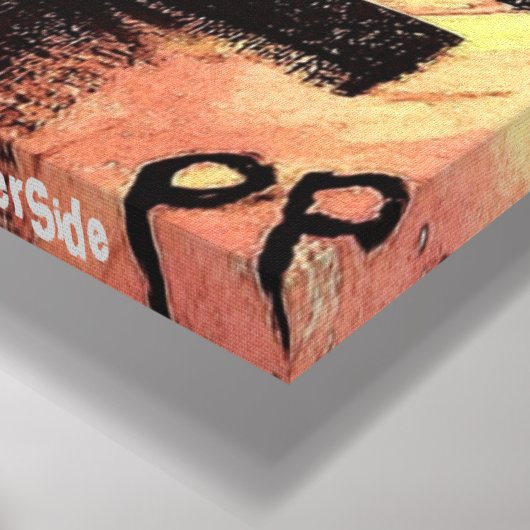 Perception Collage Stretted Canvas Print (Hoek(Onderkant))