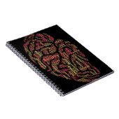 Perception Inspirerend Word Art Notitieboek (Rechterzijde)