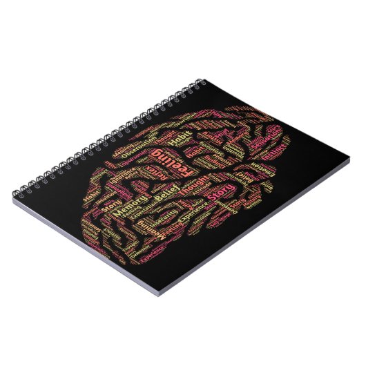 Perception Inspirerend Word Art Notitieboek (Linkerzijde)