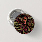 Perception Inspirerend Word Art Ronde Button 3,2 Cm (Voorkant /achterkant)