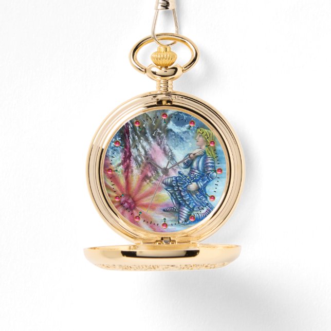 PERCEVAL EN VISIE VAN HEILIGE GRAAL Arthurlegende Horloge (Voorkant)