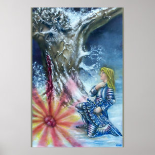 PERCEVAL EN VISIOEN VAN DE HEILIGE GRAAL POSTER