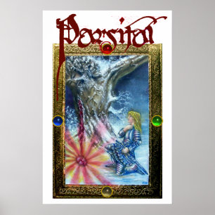 PERCEVAL EN VISIOEN VAN DE HEILIGE GRAAL POSTER