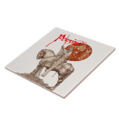 PERCEVAL LEGEND/VRAGE VAN DE HOLY GRAIL Fantasy Tegeltje (Zijkant)