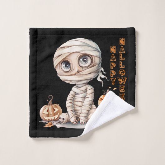 Perch citrouille (Gant de toilette)