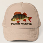 Perch Master Trucker Hat Pet (Voorkant)