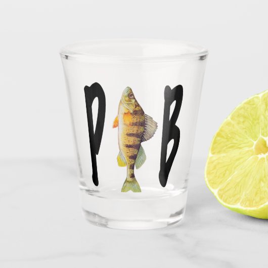 Perch PIB Shot Glas (Voorkant)