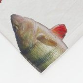 Perch Vist Pattern Fleece Blanket (Hoek)