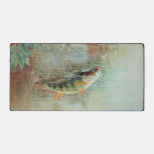 Perche jaune par S.A. Kilbourne, Poisson vintage (Recto)