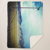 Perched Eagle Sherpa Deken (Voorkant)