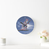 Perched Round Clock Ronde Klok (Huis)