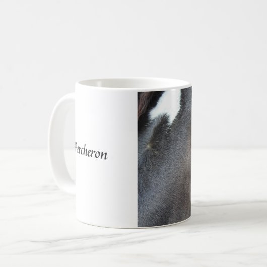 Percheron Cheval mug (Devant gauche)