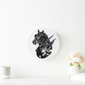 Percheron Draft Horse Wall Clock Ronde Klok (Huis)