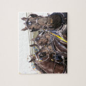Percheron Horse Legpuzzel (Verticaal)
