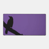 Perching Crow, purple (Recto)