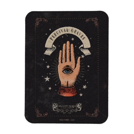 PERCIVAL GRAVES™ Magic Hand Graphic Magneet (Verticaal)
