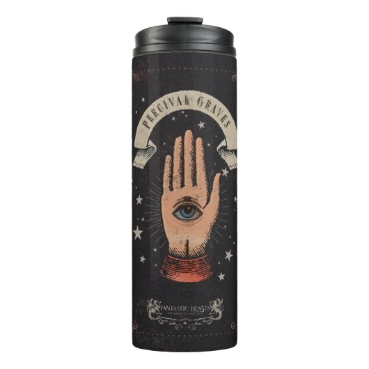 PERCIVAL GRAVES™ Magic Hand Graphic Thermosbeker (Voorkant)