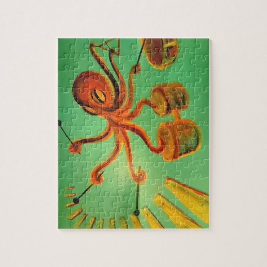 Percussie: Octopus Legpuzzel (Verticaal)