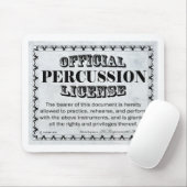 Percussion License Muismat (Met muis)