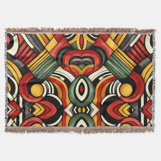 Percussion Rhythms Deken (Voorkant)