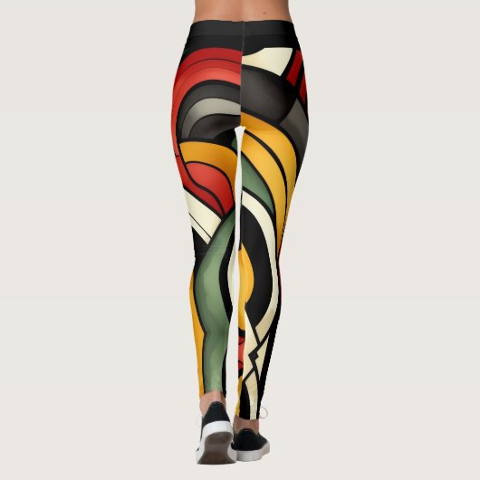 Percussion Rhythms Leggings (Achterkant)
