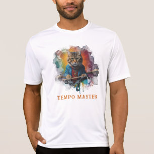 *~* Percussionist Cool Cat DRUMMER TERRA AP91 T-shirt