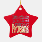 Percussionist Extraordinaire Keramisch Ornament (Voorkant)