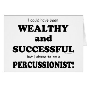 Percussionniste riche et prospère