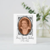 Percy Bysshe Shelley Briefkaart (Staand voorkant)