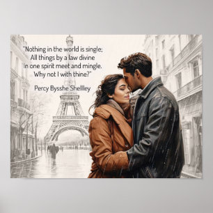 Percy Bysshe Shelley gedicht~citaat poster