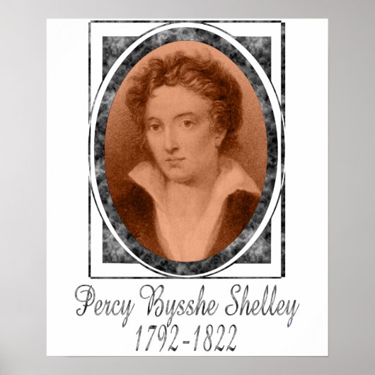 Percy Bysshe Shelley Poster (Voorkant)