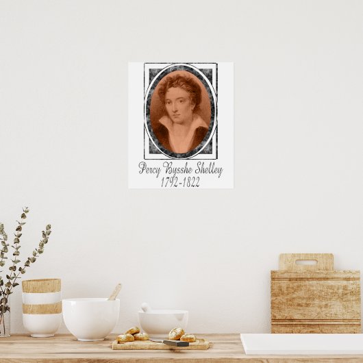 Percy Bysshe Shelley Poster (Keuken)