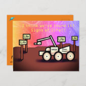 PERCY MARS SIGNES DE VIE Carte postale de Jetpackc (Devant / Derrière)