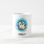 Percy Penguin Mug – Custom Cute Animal Name Gift Koffiemok (Center)