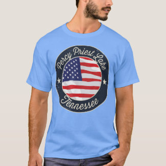 Percy Priest Lake - Patriotic Tennessee Souvenir T T-shirt