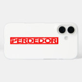 Perdedor Stamp Case-Mate iPhone Case (Achterkant (horizontaal))