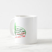 Perdez-vous dans la forêt Mug drôle (Devant gauche)
