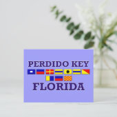 Perdido Key Briefkaart (Staand voorkant)