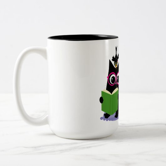 Perdre dans un bon livre - Mug (Gauche)