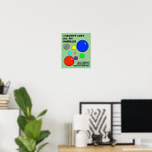 Perdre la boule Affiche drôle enseigne (Bureau à domicile)