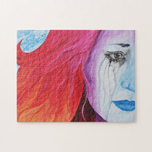 Perdre la couleur Surreal Original Art Puzzle