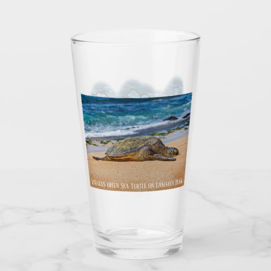 Perdre la tortue de mer, verre de bière (Dos)