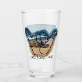 Perdre la tortue de mer, verre de bière (Devant)