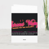 PERDRE MA TÊTE SUR VOTRE carte de voeux (Dos)