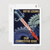 Perdre notre carte postale Edge concurrentielle (Devant / Derrière)