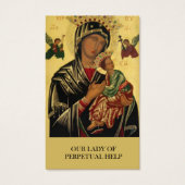Perdre Notre Dame Perpetual Aide Prière Cartes de  (Devant)