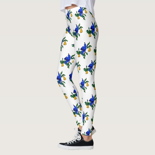 Perdrix Dans Un Arbre À Poires Leggings (Gauche)