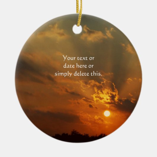 Perdu aimé un ornement (Devant)