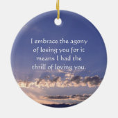 Perdu aimé un ornement (Dos)